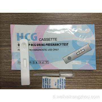 Baby Suriin ang mabilis na HCG pagbubuntis sa pagsubok ng cassette